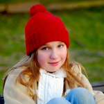 Шапка детская серая с помпоном шапки H&M в каталоге одежды Be-in.ru